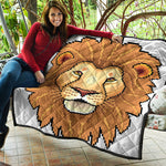 Leo Pixel Print Quilt