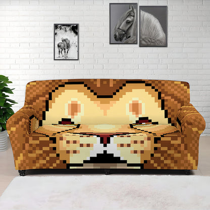 Leo Pixel Print Sofa Cover