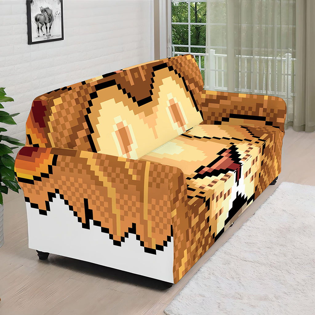 Leo Pixel Print Sofa Cover