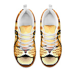 Leo Pixel Print White Sneakers
