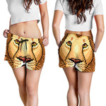 Leo Pixel Print Women's Shorts