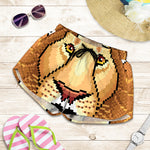 Leo Pixel Print Women's Shorts