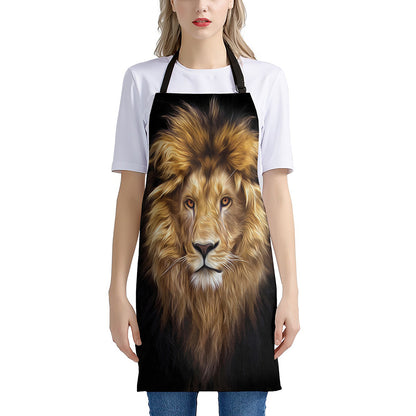Leo Portrait Print Apron