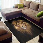 Leo Portrait Print Area Rug