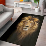 Leo Portrait Print Area Rug