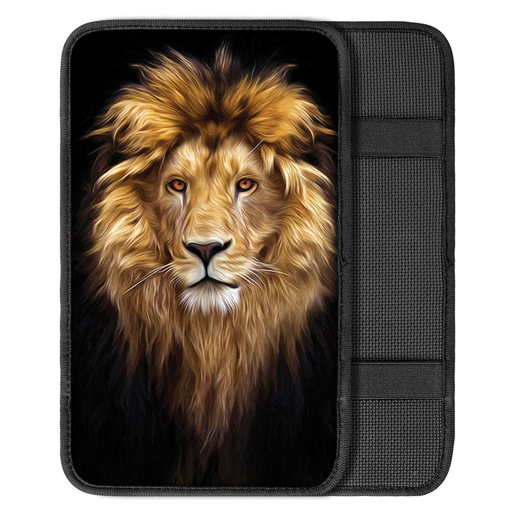 Leo Portrait Print Car Center Console Cover