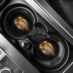 Leo Portrait Print Car Coasters