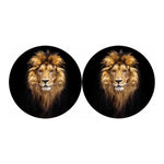 Leo Portrait Print Car Coasters