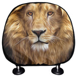 Leo Portrait Print Car Headrest Covers