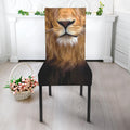 Leo Portrait Print Dining Chair Slipcover