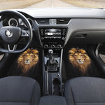 Leo Portrait Print Front and Back Car Floor Mats
