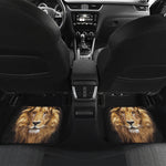 Leo Portrait Print Front and Back Car Floor Mats