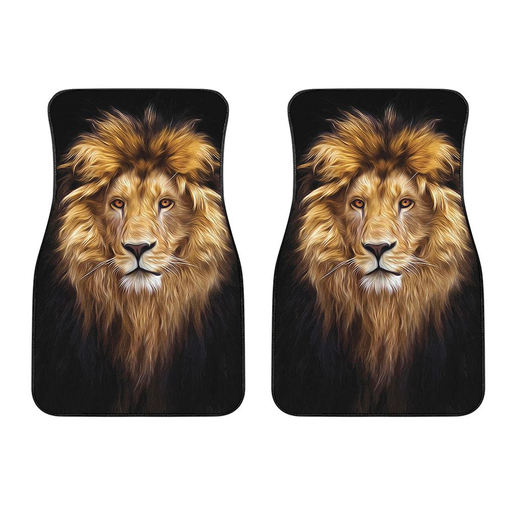 Leo Portrait Print Front Car Floor Mats