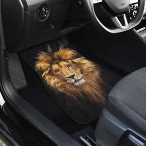 Leo Portrait Print Front Car Floor Mats