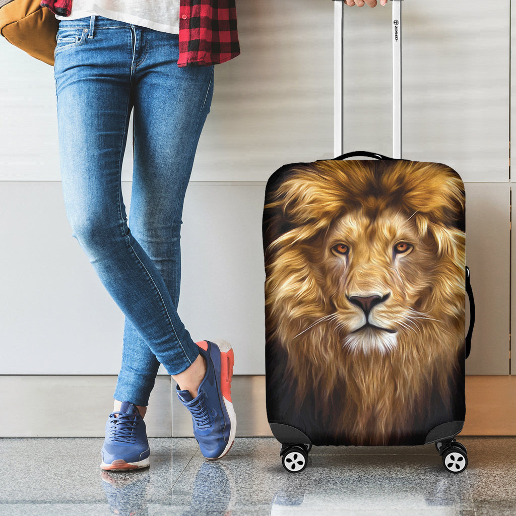 Leo Portrait Print Luggage Cover