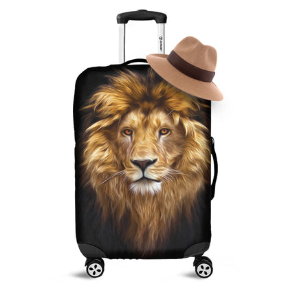 Leo Portrait Print Luggage Cover