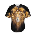 Leo Portrait Print Men's Baseball Jersey