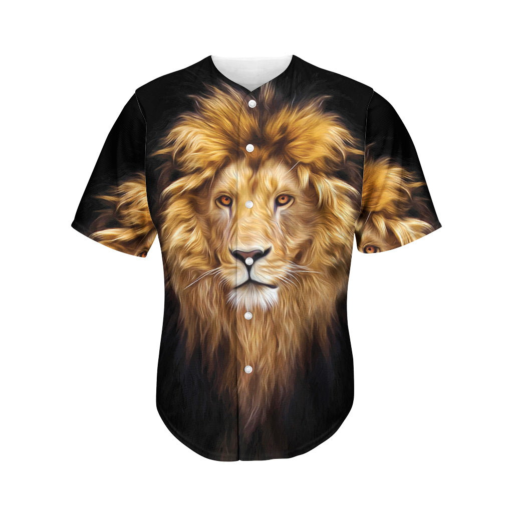 Leo Portrait Print Men's Baseball Jersey