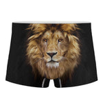 Leo Portrait Print Men's Boxer Briefs