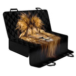 Leo Portrait Print Pet Car Back Seat Cover