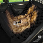 Leo Portrait Print Pet Car Back Seat Cover