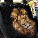 Leo Portrait Print Pet Car Back Seat Cover