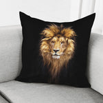 Leo Portrait Print Pillow Cover
