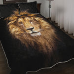 Leo Portrait Print Quilt Bed Set