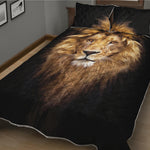 Leo Portrait Print Quilt Bed Set