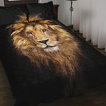 Leo Portrait Print Quilt Bed Set