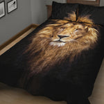 Leo Portrait Print Quilt Bed Set