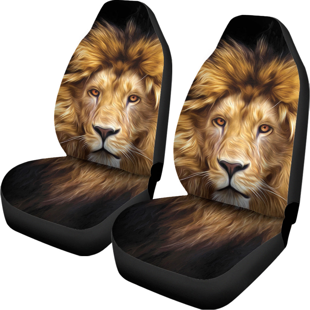 Leo Portrait Print Universal Fit Car Seat Covers