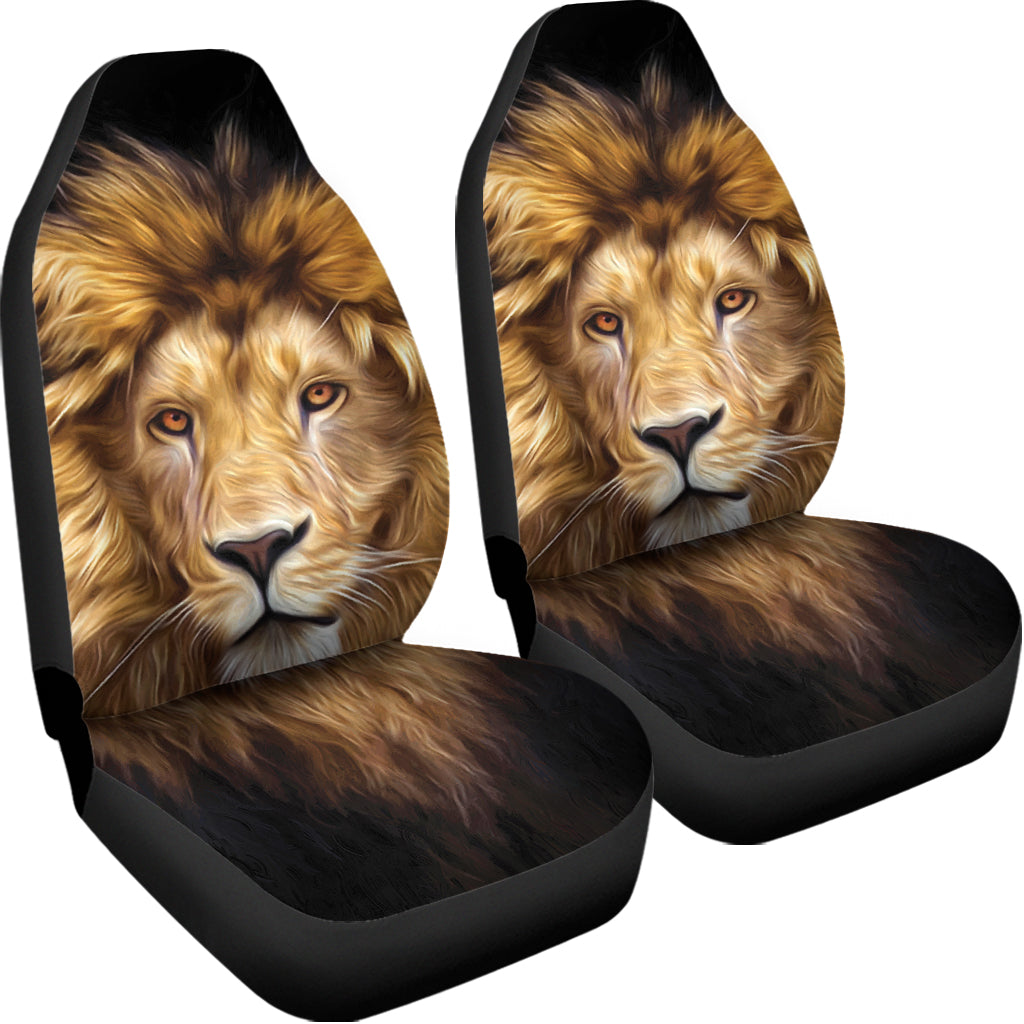 Leo Portrait Print Universal Fit Car Seat Covers