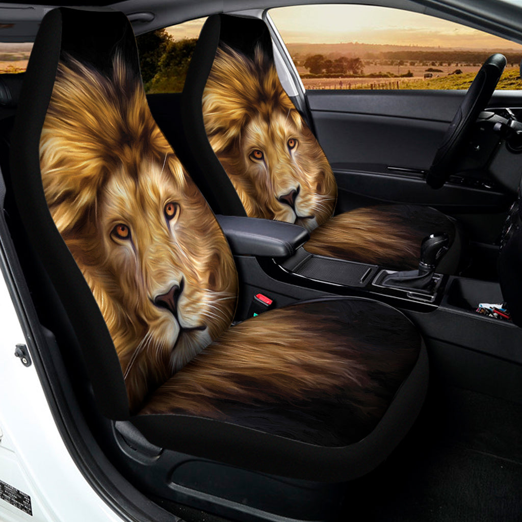 Leo Portrait Print Universal Fit Car Seat Covers