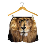 Leo Portrait Print Women's Shorts