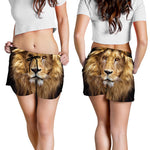 Leo Portrait Print Women's Shorts