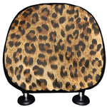 Leopard Pattern Print Car Headrest Covers