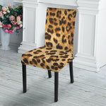 Leopard Pattern Print Dining Chair Slipcover