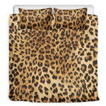 Leopard Pattern Print Duvet Cover Bedding Set