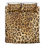 Leopard Pattern Print Duvet Cover Bedding Set