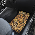 Leopard Pattern Print Front and Back Car Floor Mats