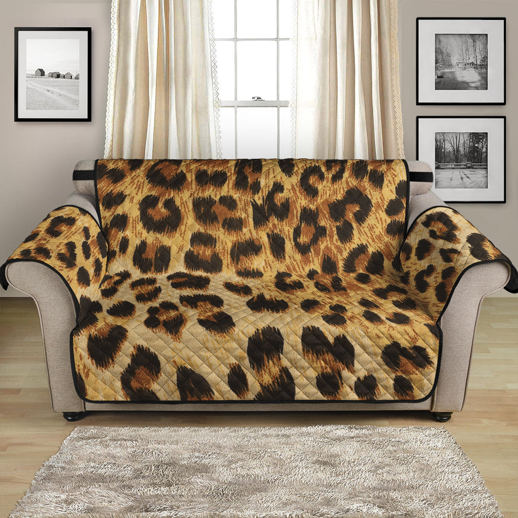 Leopard Pattern Print Loveseat Protector