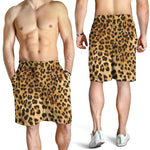 Leopard Pattern Print Men's Shorts