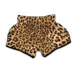 Leopard Pattern Print Muay Thai Boxing Shorts