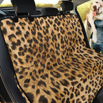 Leopard Pattern Print Pet Car Back Seat Cover