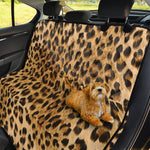 Leopard Pattern Print Pet Car Back Seat Cover