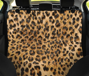 Leopard Pattern Print Pet Car Back Seat Cover