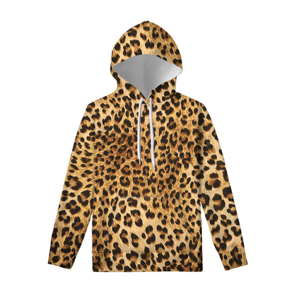 Leopard Pattern Print Pullover Hoodie