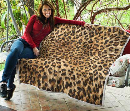 Leopard Pattern Print Quilt