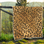 Leopard Pattern Print Quilt